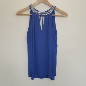 The Clothing Company Beaded Tie Back Tank Top